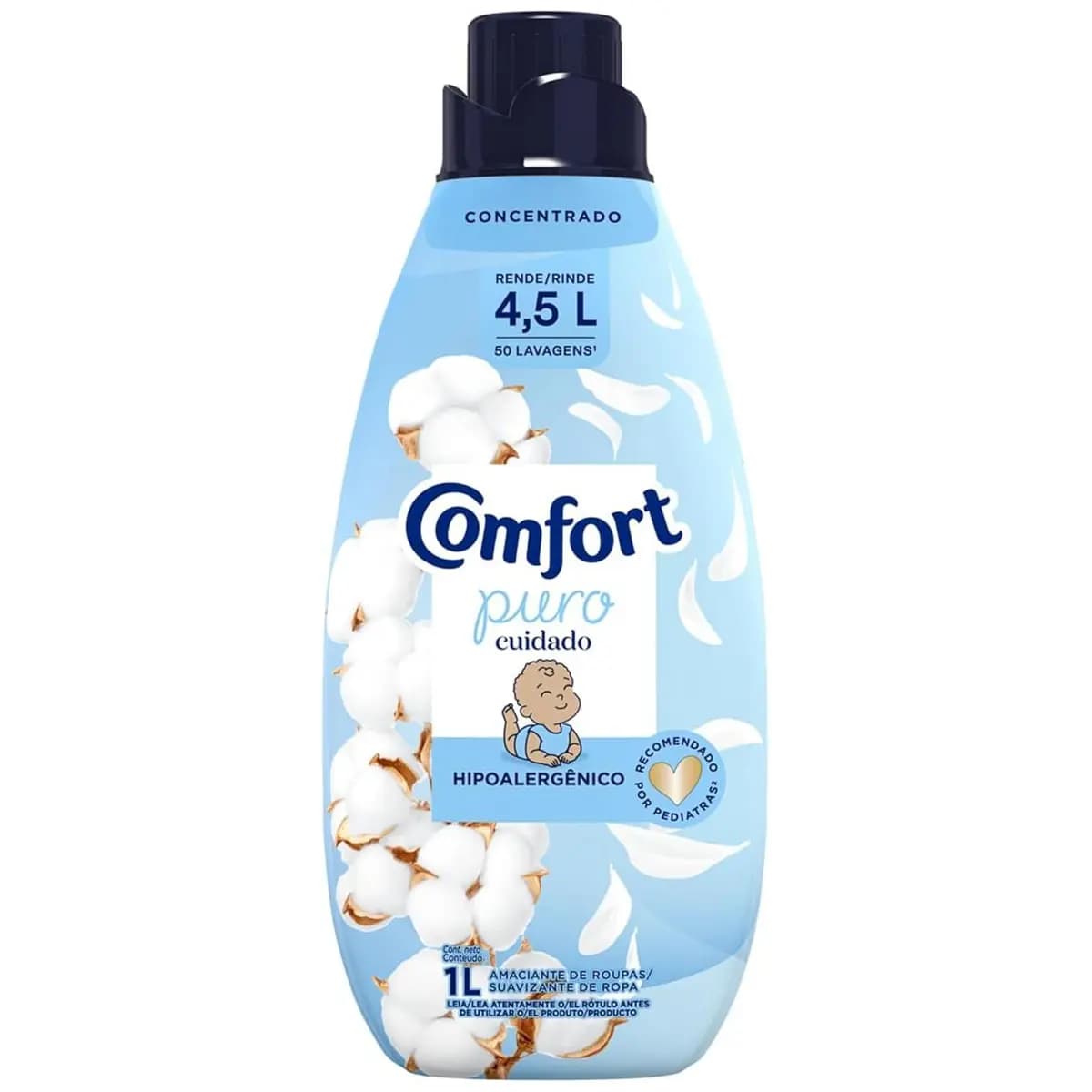 Amaciante Concentrado Comfort Puro Cuidado 1 L