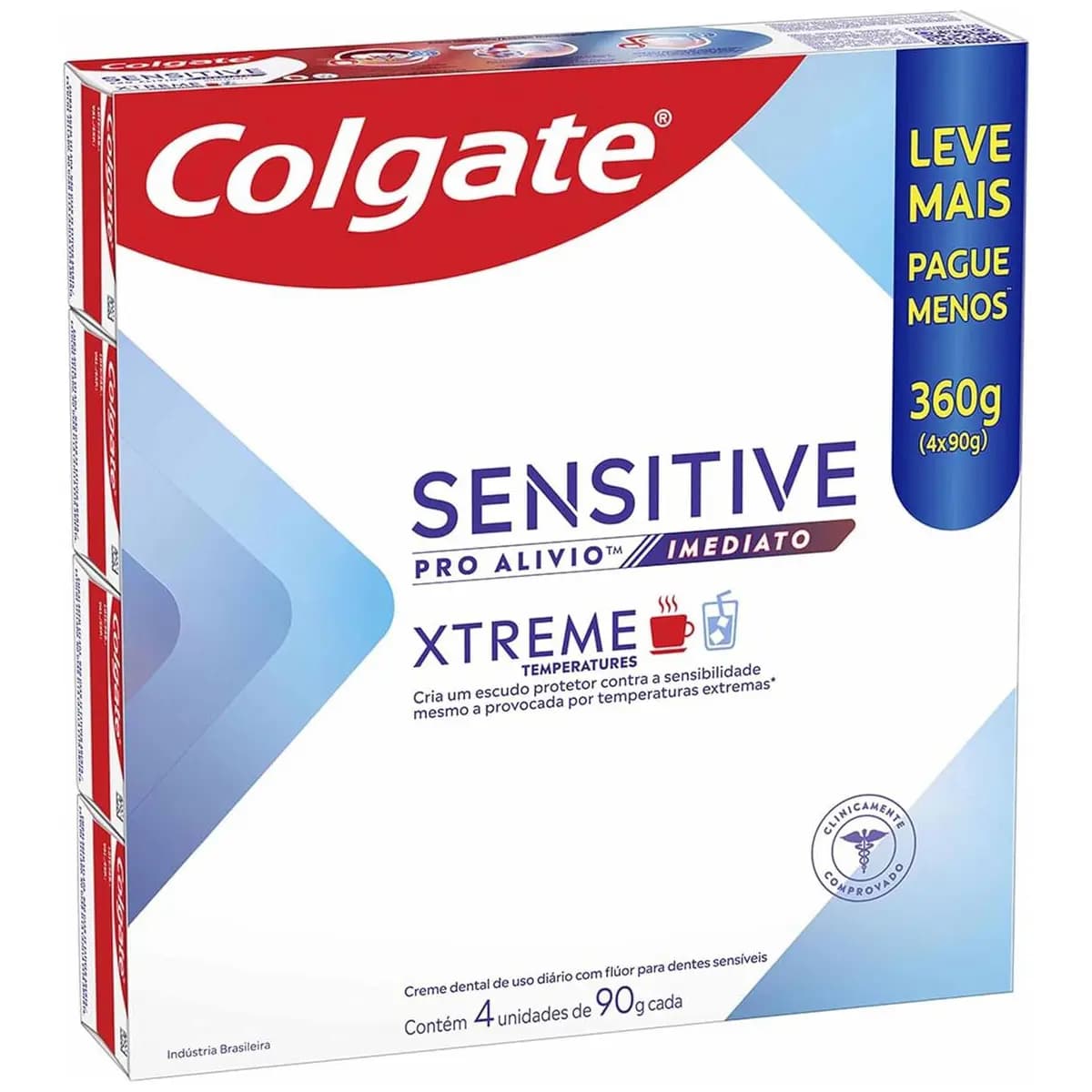 Colgate Sensitive Pro Alívio Xtreme Creme Dental, 4x90g