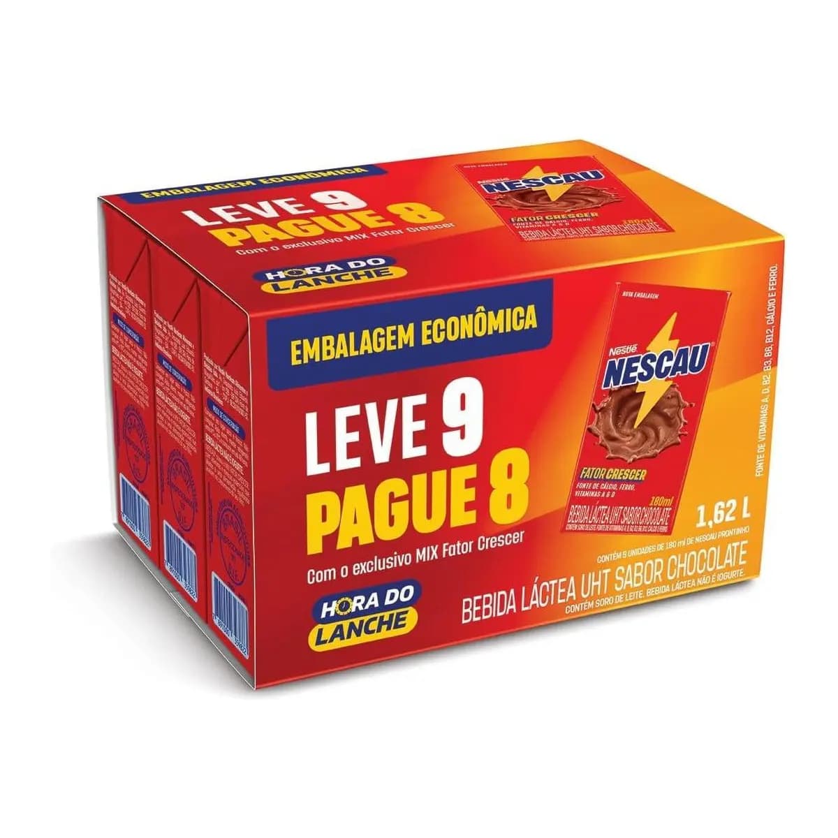 Bebida Láctea Nescau Prontinho 180ml Leve 9 Pague 8