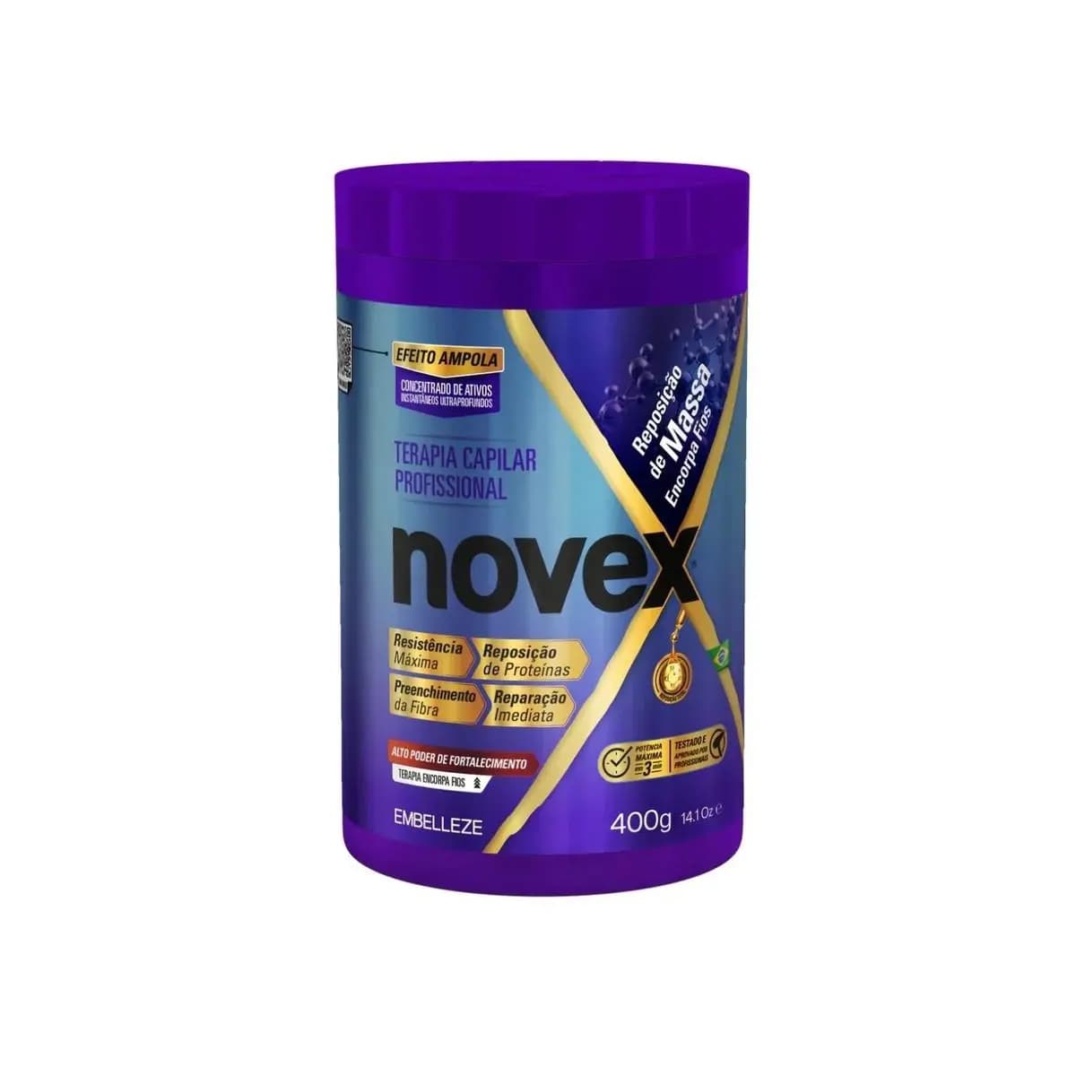 Creme De Tratamento Novex Reposição De Massa 400G