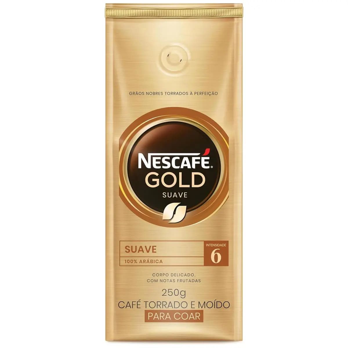 Café Torrado e Moído NESCAFÉ Gold Suave 250g