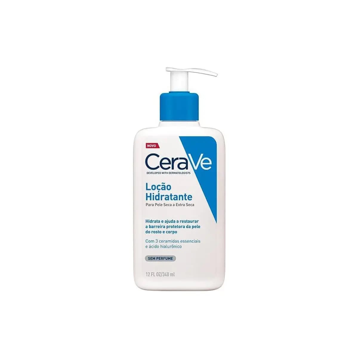 CeraVe, Loção Hidratante Corporal, com textura Fluida e Ácido Hialurônico