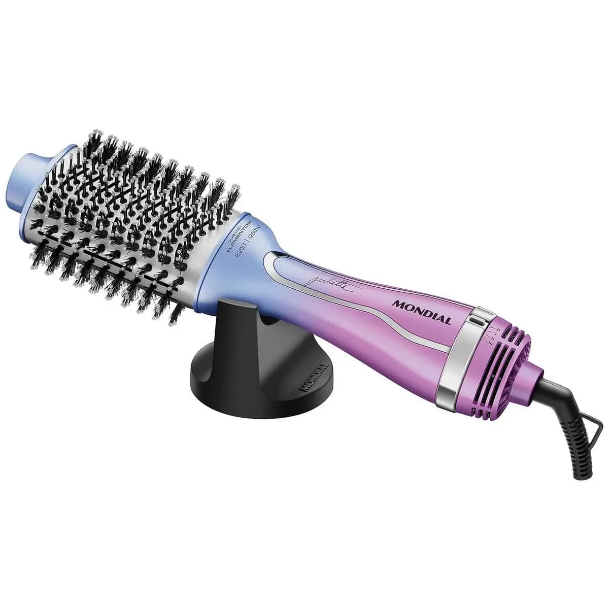 MONDIAL Escova Secadora By Juliette, Azul/Rosa, Bivolt - ES-JU-03