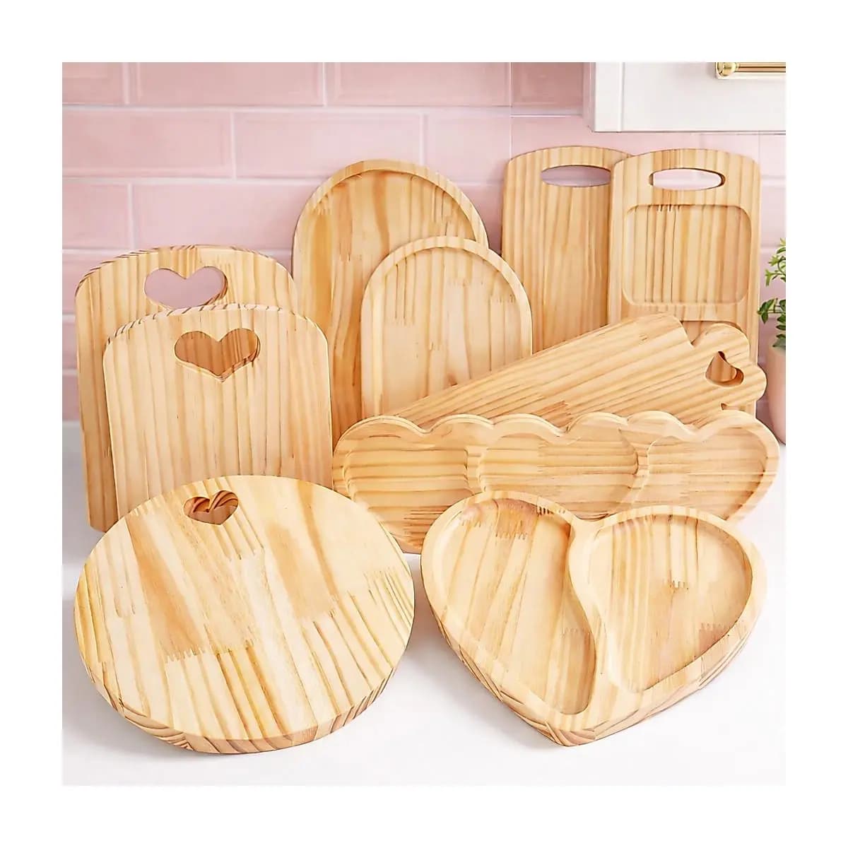 KIT Mesa Posta + Tábuas de Frios e Petisqueira para Servir Cozinha Elegante