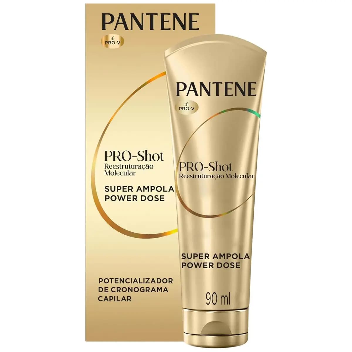 Pantene PRO-Shot Super Ampola Power Dose Reestruturação Molecular 90 ml