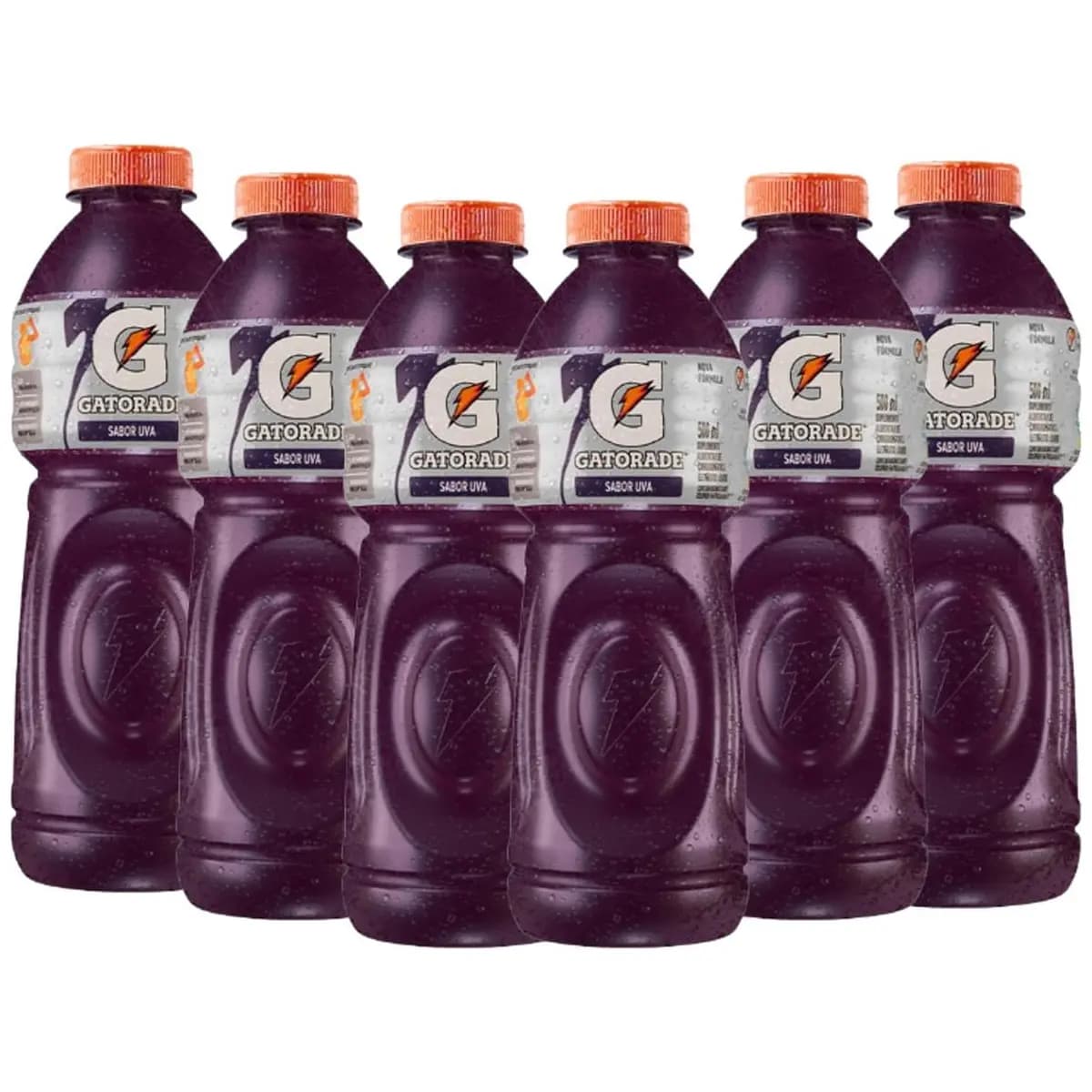 Isotônico Gatorade, Uva, Garrafa 500ml, Pack com 6 unidades