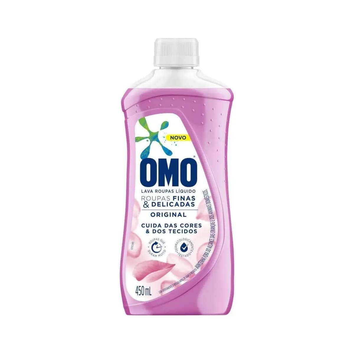 OMO Lava-Roupas Líquido Roupas Finas E Delicadas Original Frasco 450Ml Omo 450 Ml