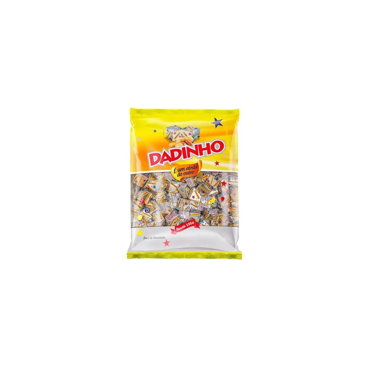 Bala De Amendoim Dadinho Pacote 600g
