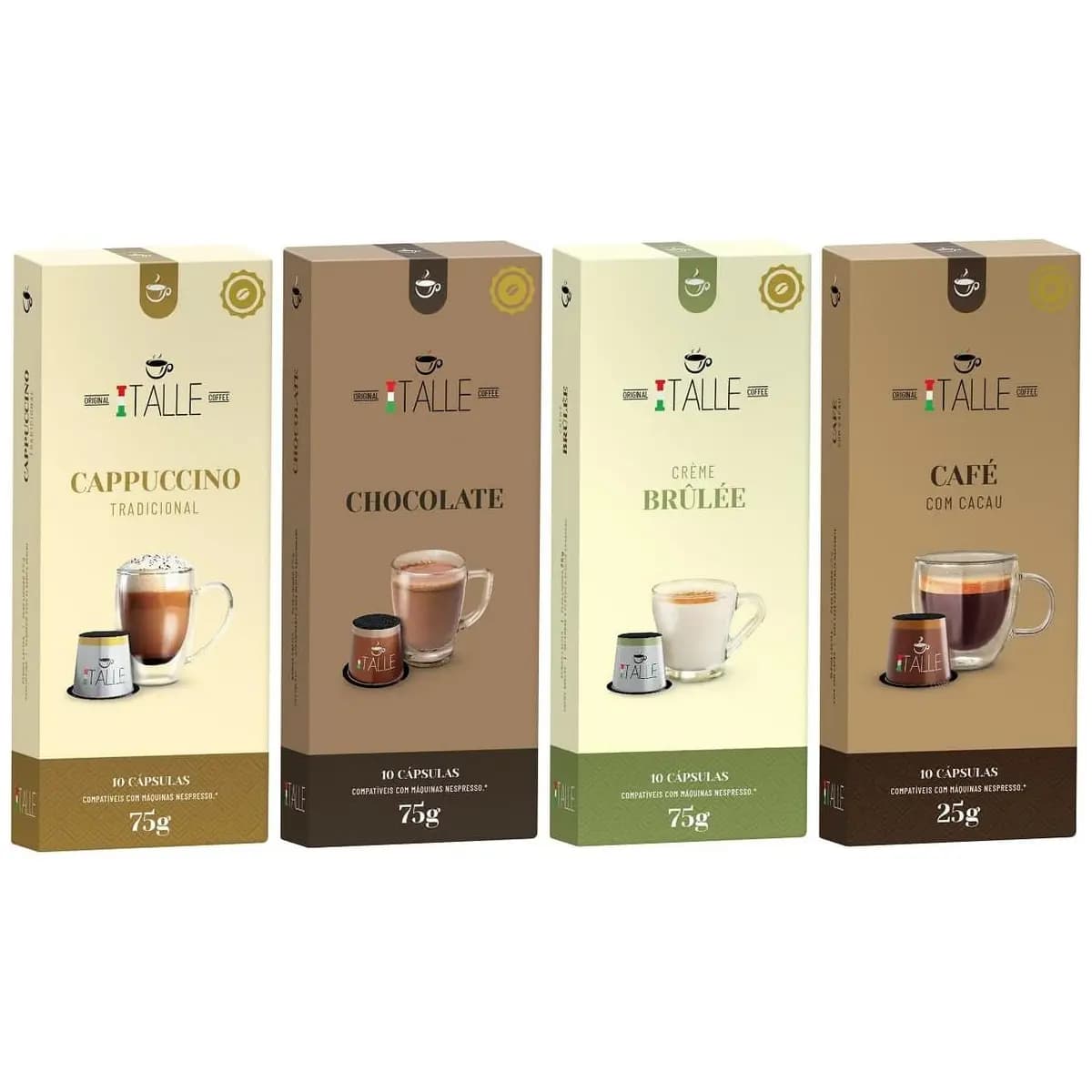 Cápsulas Nespresso Cappuccino Chocolate Brulee 40 Unid