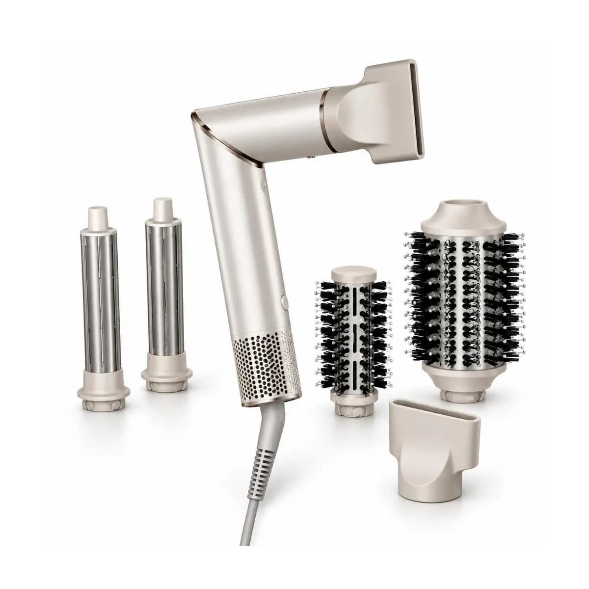 Secador Modelador de Cabelo Philco PSC3500 4 em 1 Dobrável Portátil com Escovas e Cacheadores 127V