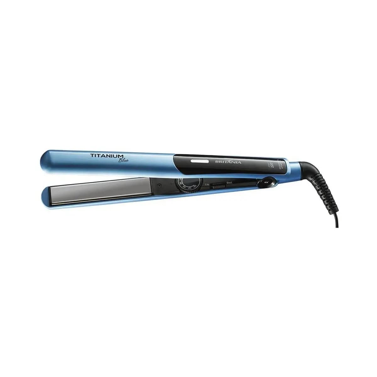 Prancha, Titanium blue, 35w, Azul, Bivolt, Britânia
