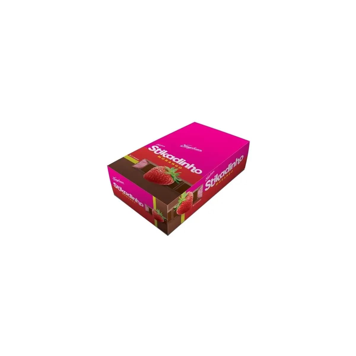 Chocolate Stikadinho Morango Neugebauer Chocolates 12g- 32un