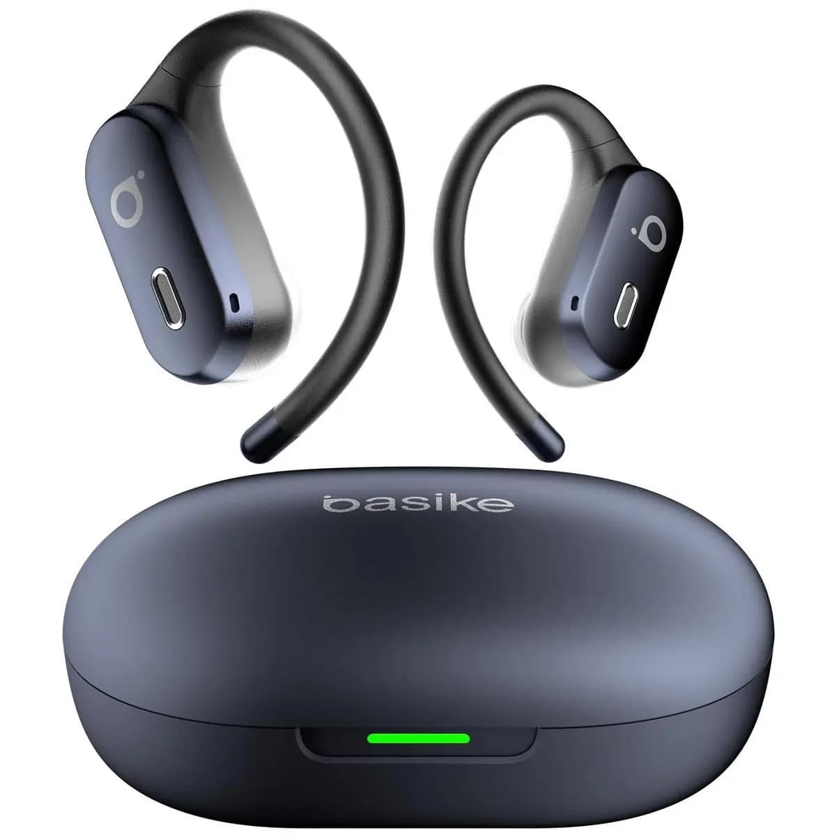 Basike Fone de Ouvido Bluetooth Esportivo para Corrida, ANC, Open-Ear