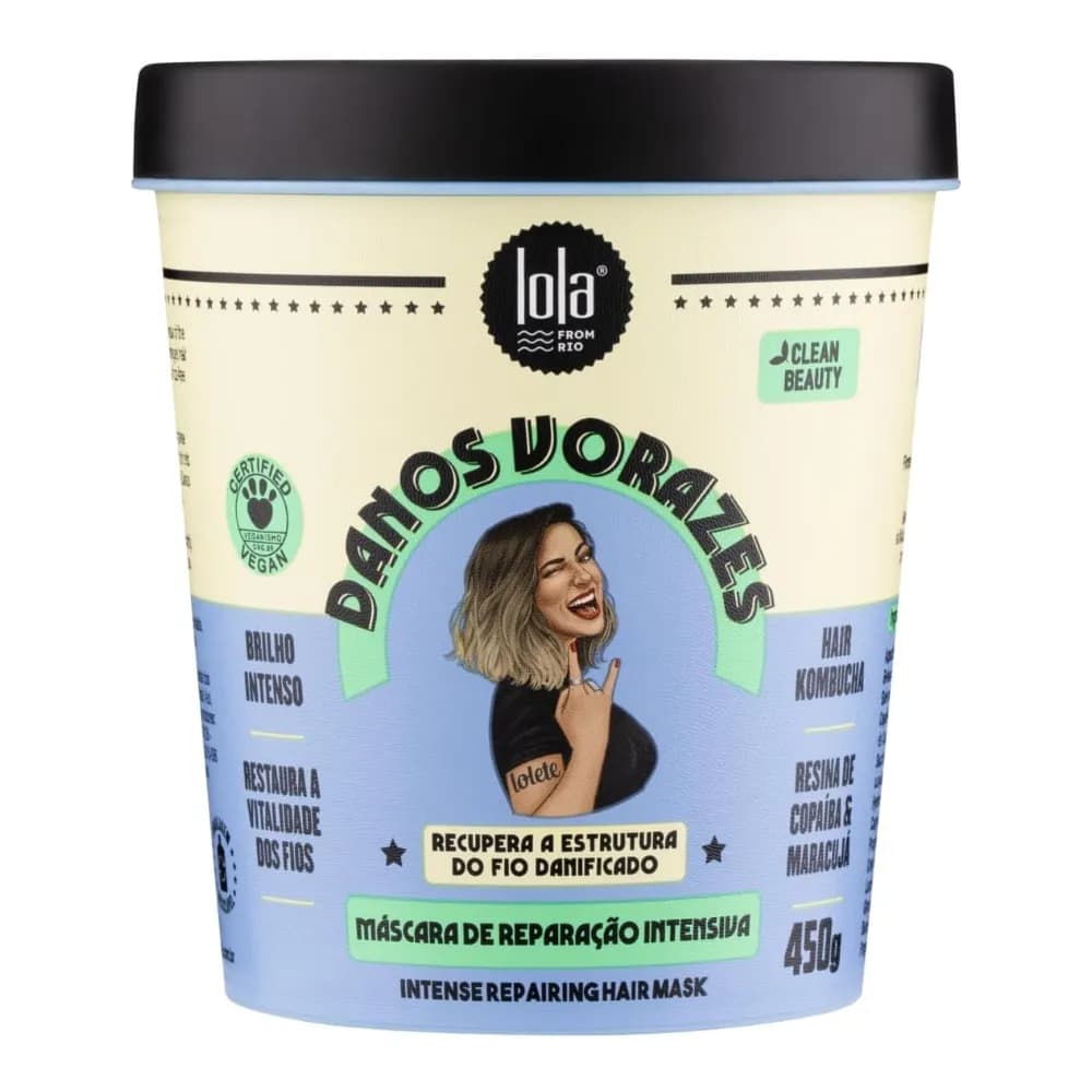 Danos Vorazes Máscara de Tratamento 450g , Lola Cosmetics