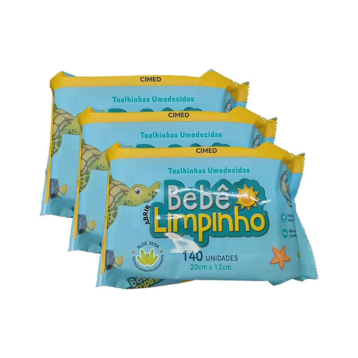 kit 420 Toalhas Umedecidas Bebê Limpinho