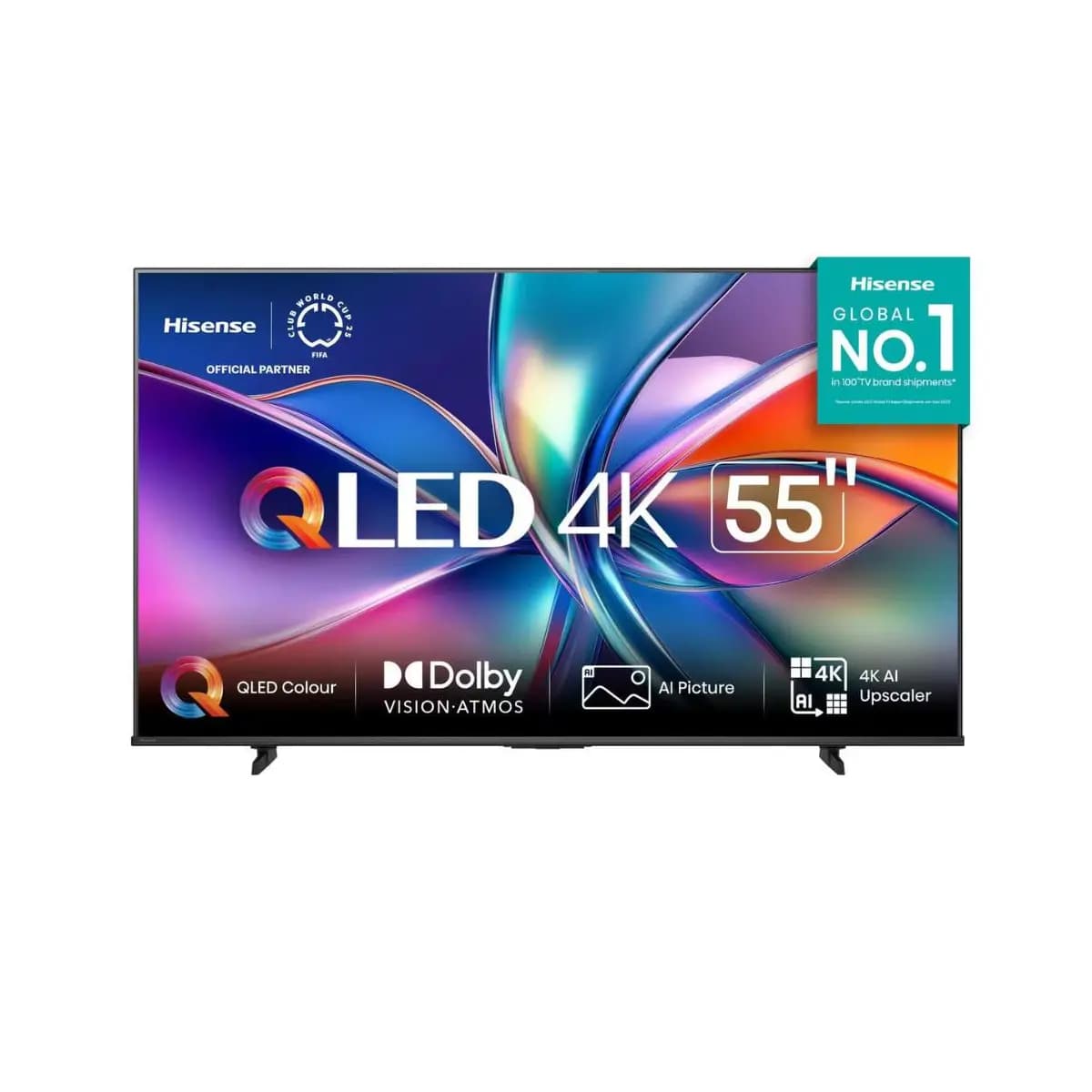 Smart TV 55 4K UHD QLED 55Q6QV HDR10 Dolby Atmos Vidaa U9 Hisense