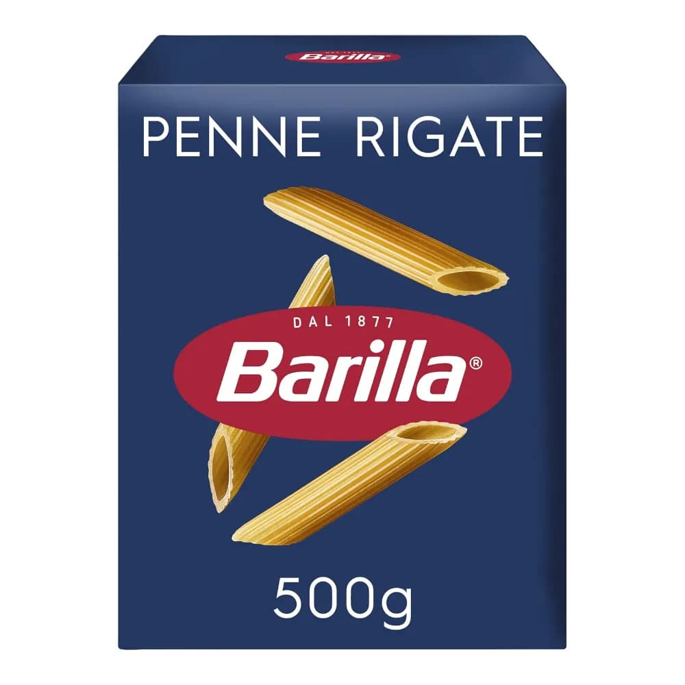 Barilla Macarrão Grano Duro Penne Rigate 500G