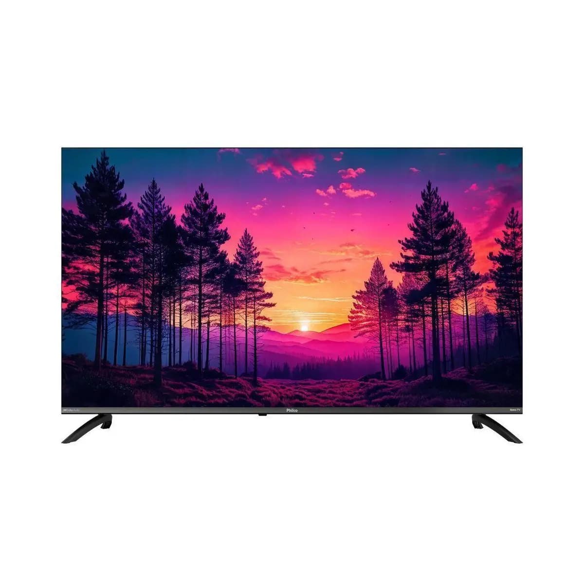 Smart TV Philco P49CRA 49" UHD 4K DLED Cinza com Roku TV HDR10 Bivolt