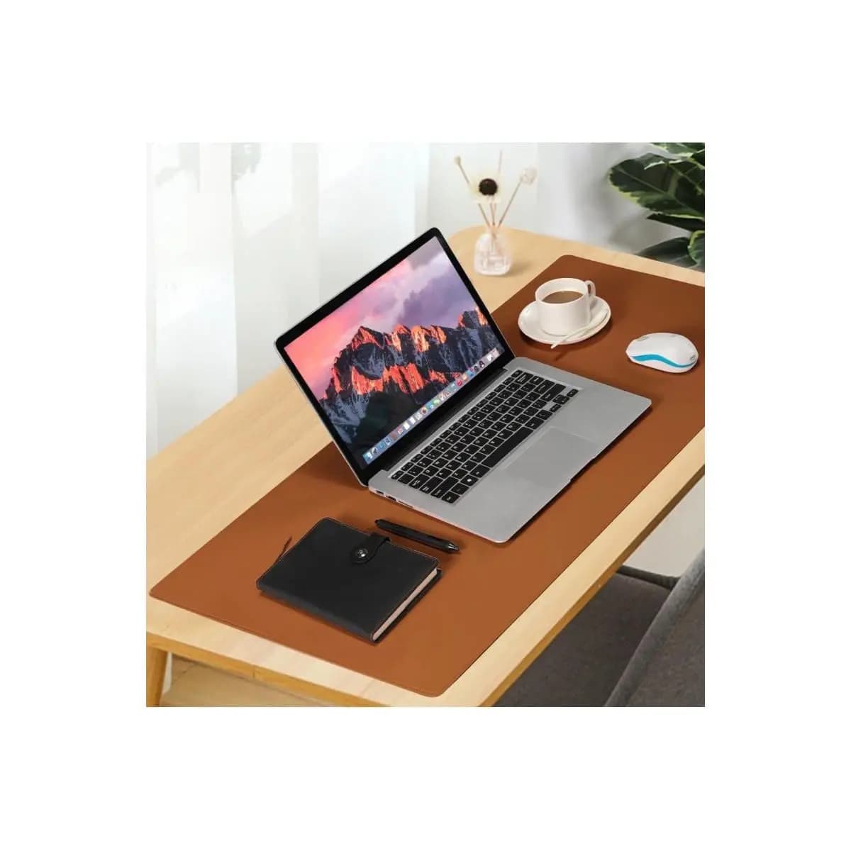 Mouse Pad Grande Couro Ecológico Costurado Básico 90 X 40 ENVIO RAPIDO