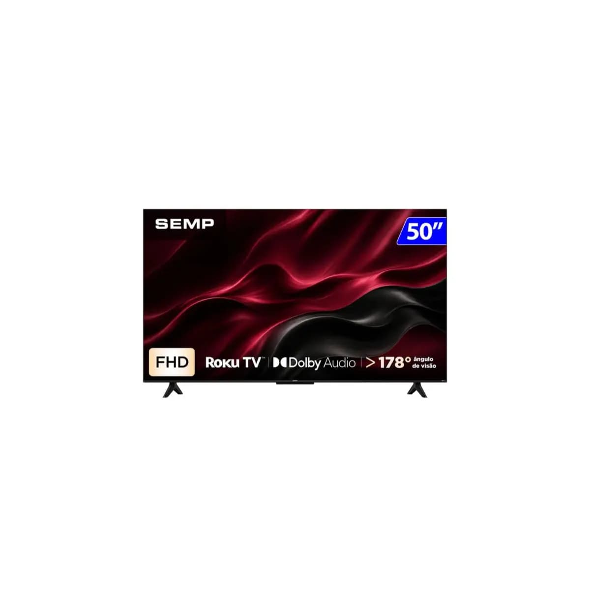 Smart TV Semp 50" LED Full HD Roku TV - 50S42R