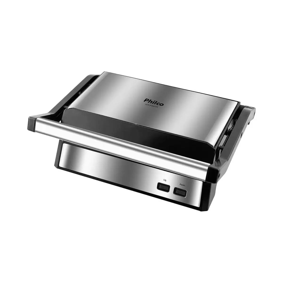 Philco Grill e Sanduicheira 2 em 1 Inox PGR21PI 220V Moderno