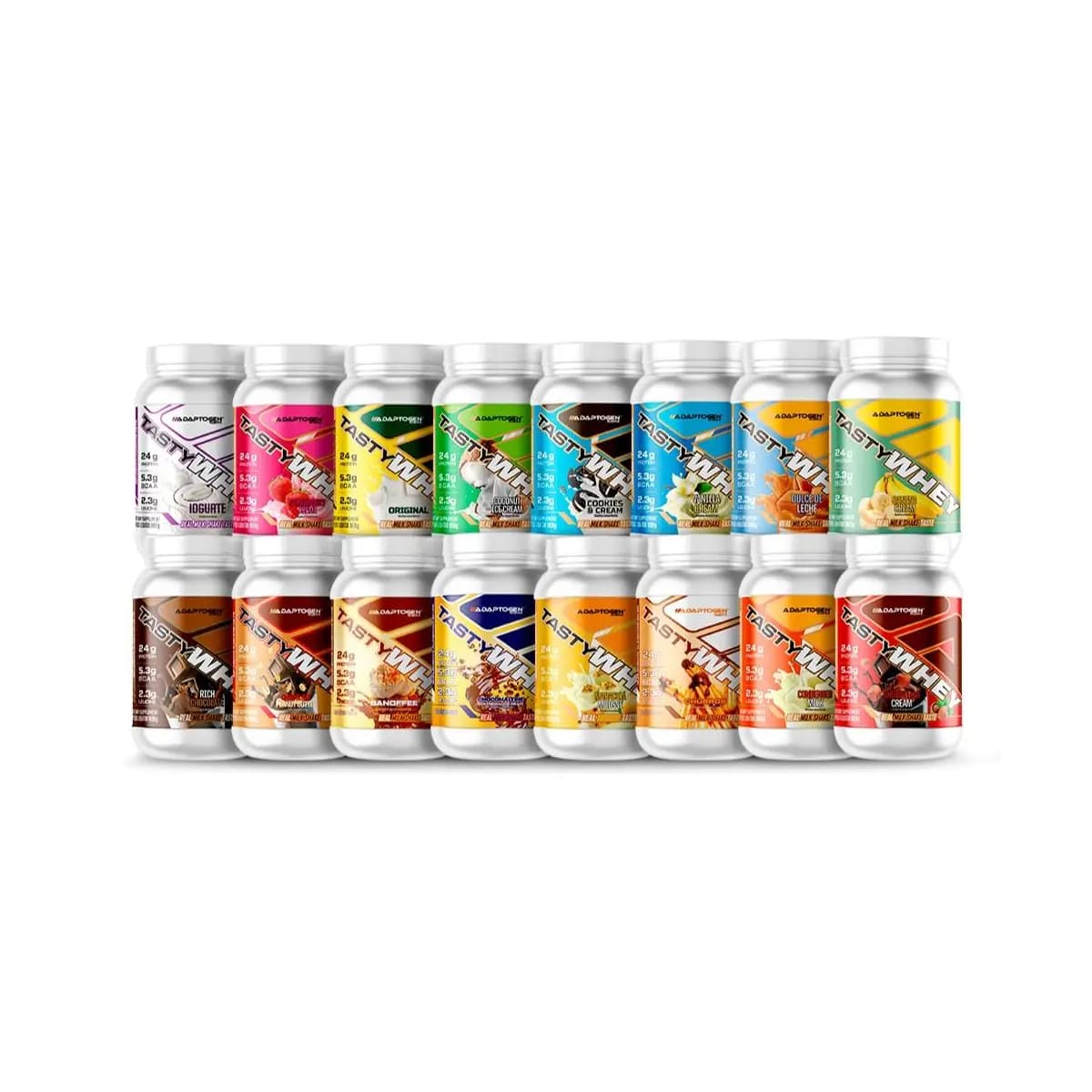 Tasty Whey Adaptogen 900g Whey Protein 3w