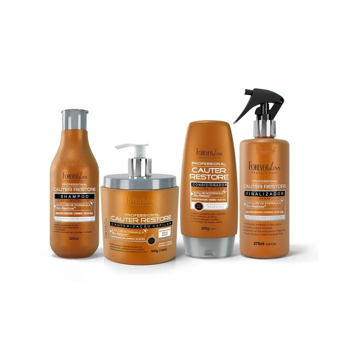 Kit Completo Cauterização Capilar Forever Liss