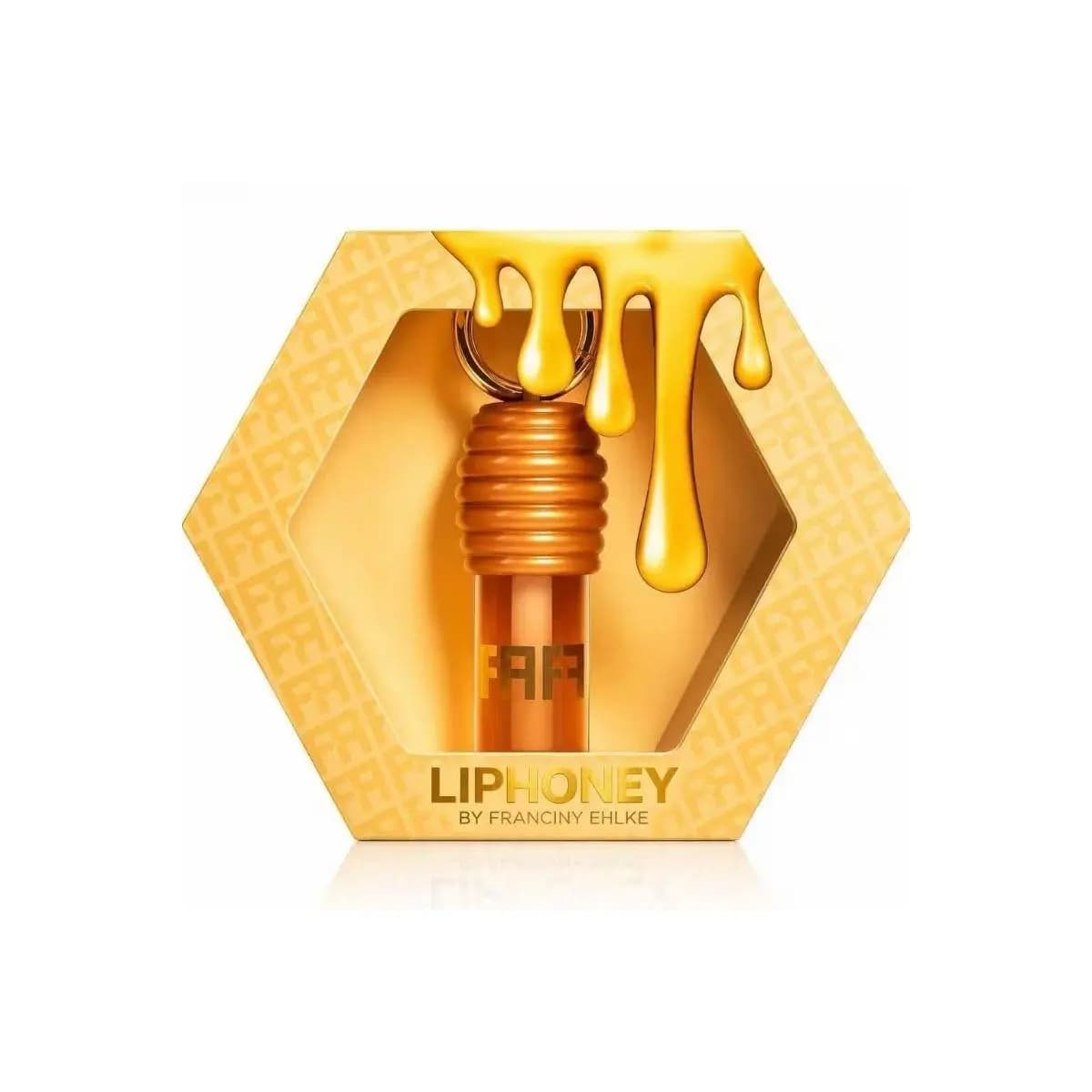 Lip Gloss Labial Mel Com Chaveiro
