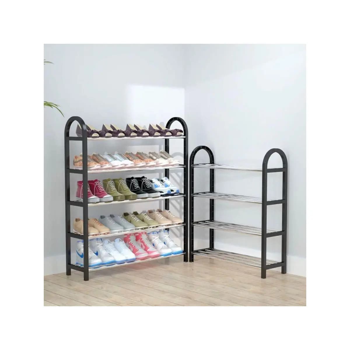 Sapateira 4 ou 5 Andares Multiuso Desmontável Organizadora Multiuso Sapatos Livros Brinquedos