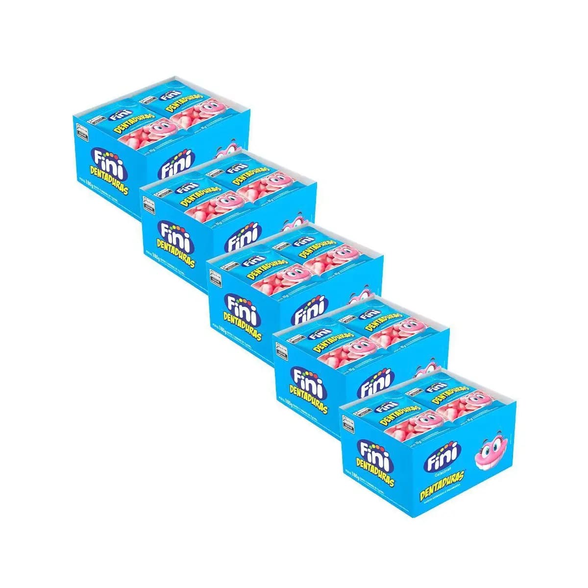 Kit Mini Dentaduras 60 pacotes de 15g cada - FINI