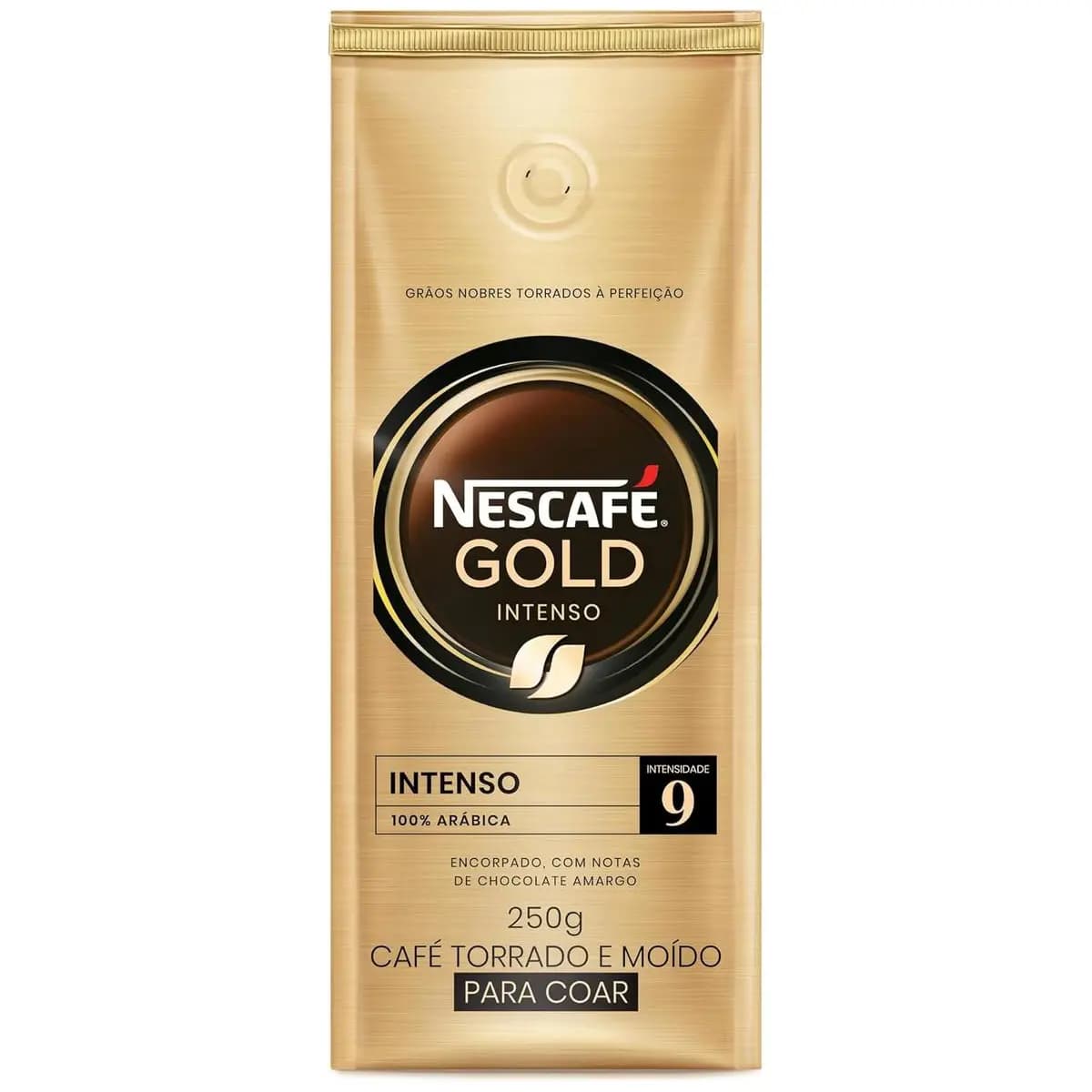 Café Torrado e Moído NESCAFÉ Gold Intenso 250g