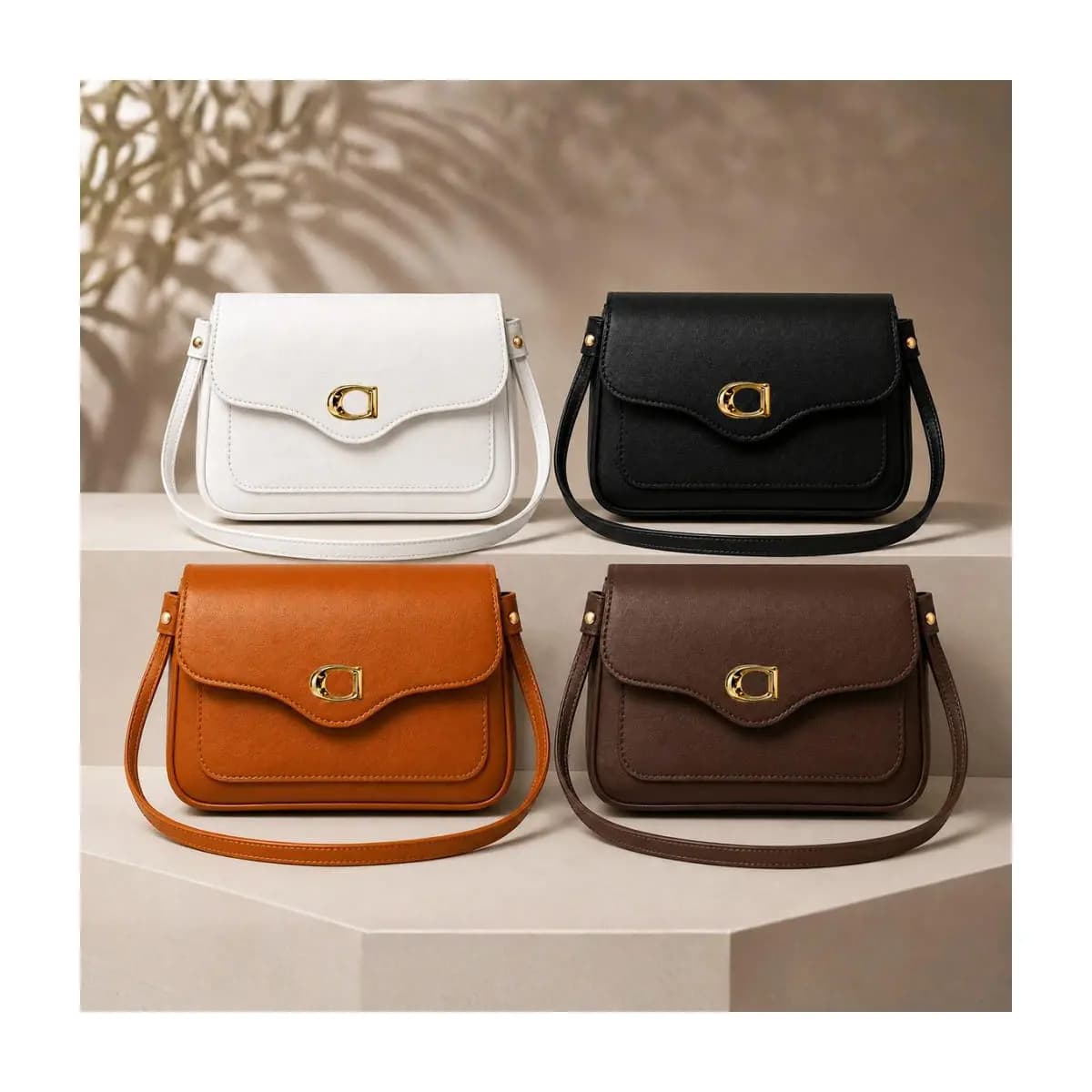 Bolsa De Ombro Feminina Siena Resistente Luxo Elegante Moderna Sofisticação