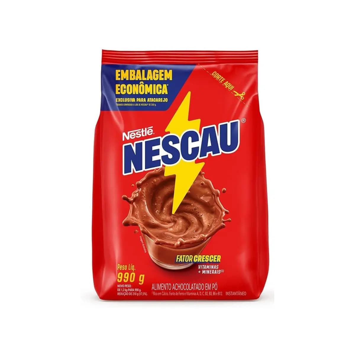 Achocolatado Pó Nescau 990g Sachet