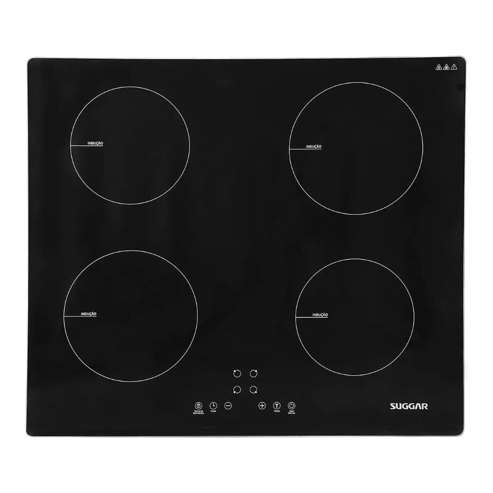 Cooktop de Indução 4 Zonas Preto 220V - SUGGAR - FG0422VC