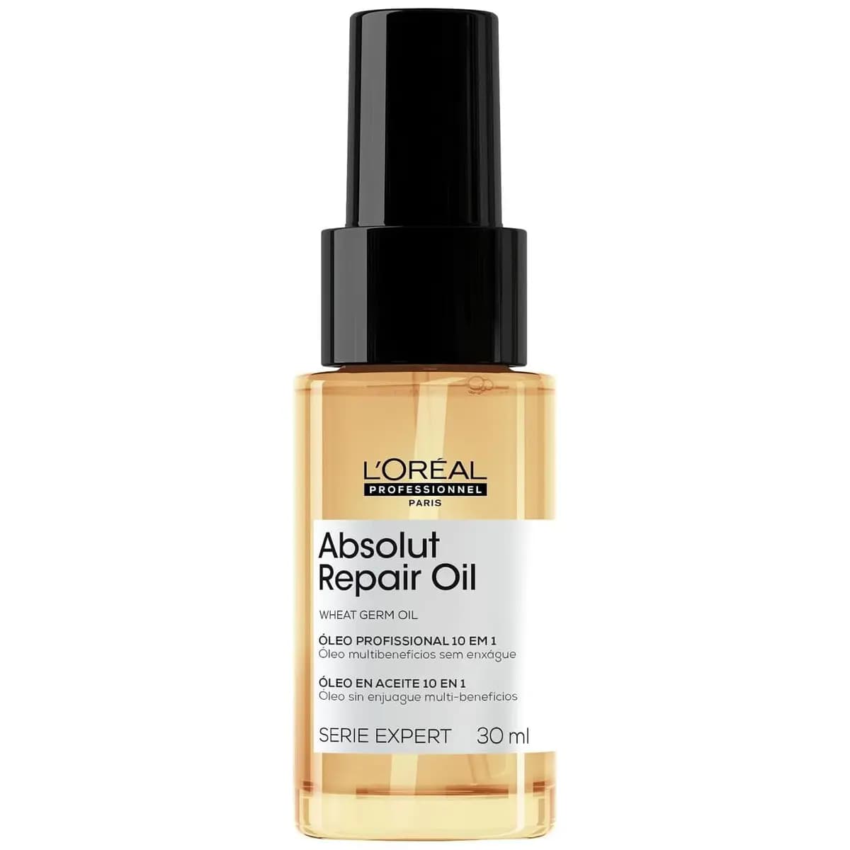 L'Oréal Professionnel Óleo 10 em 1 Absolut Repair | Multi-benefícios para cabelos secos e danificados | Repara e Promove Brilho | Com Gold Quinoa e Proteínas