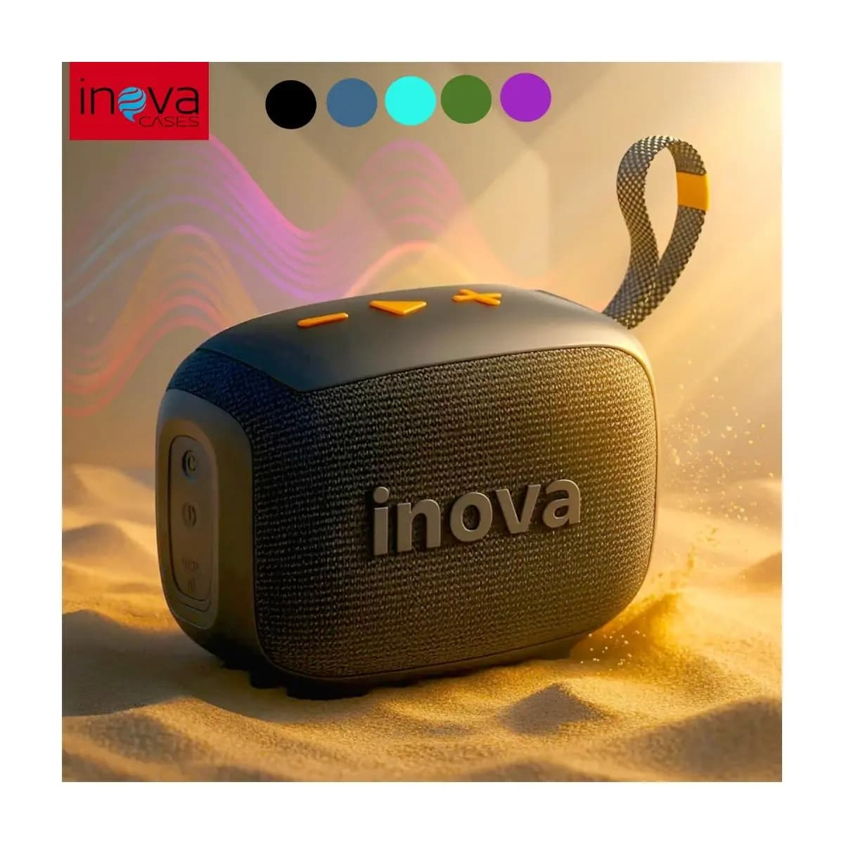 Inova caixa de som blootooth Portátil Go 4 Com Bateria Esportiva À Prova D 'Água pen drive FM TWS caixinha de som