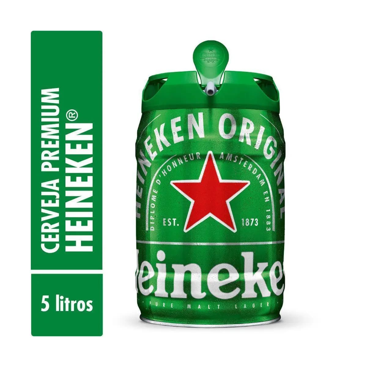 Cerveja Premium 5L Barril Heineken