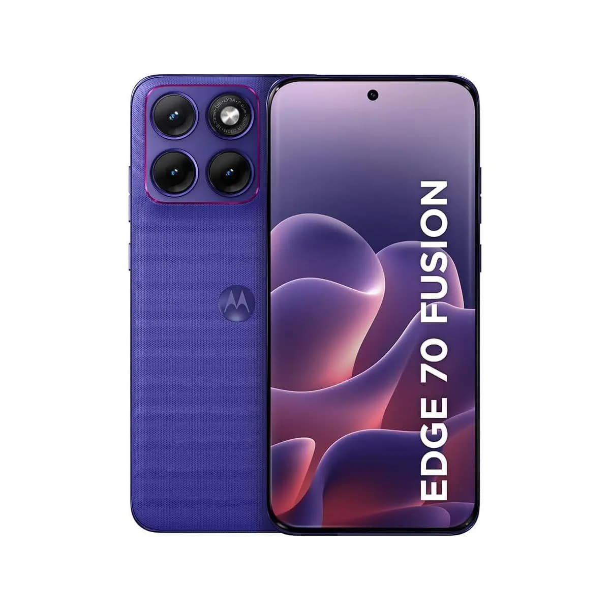 Smartphone Motorola Edge 70 Fusion 5G - 256GB 8GB RAM + 16GB RAM Boost, camera 50MP Sony Lytia 710, Tela 1.5K extreme Amoled 144hz - Roxo