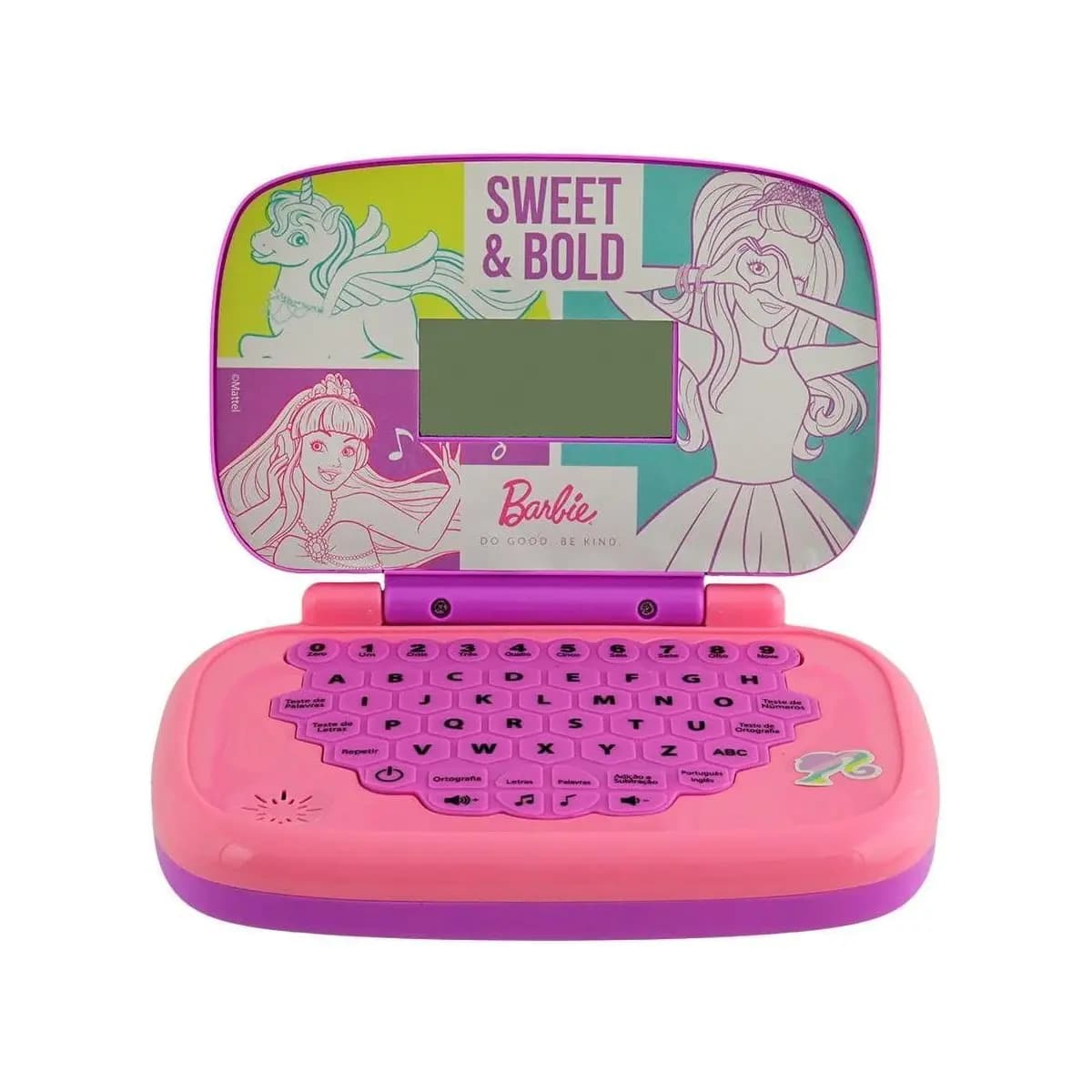 Candide, Laptop Infantil, Barbie, Brinquedo Educativo - Bilíngue