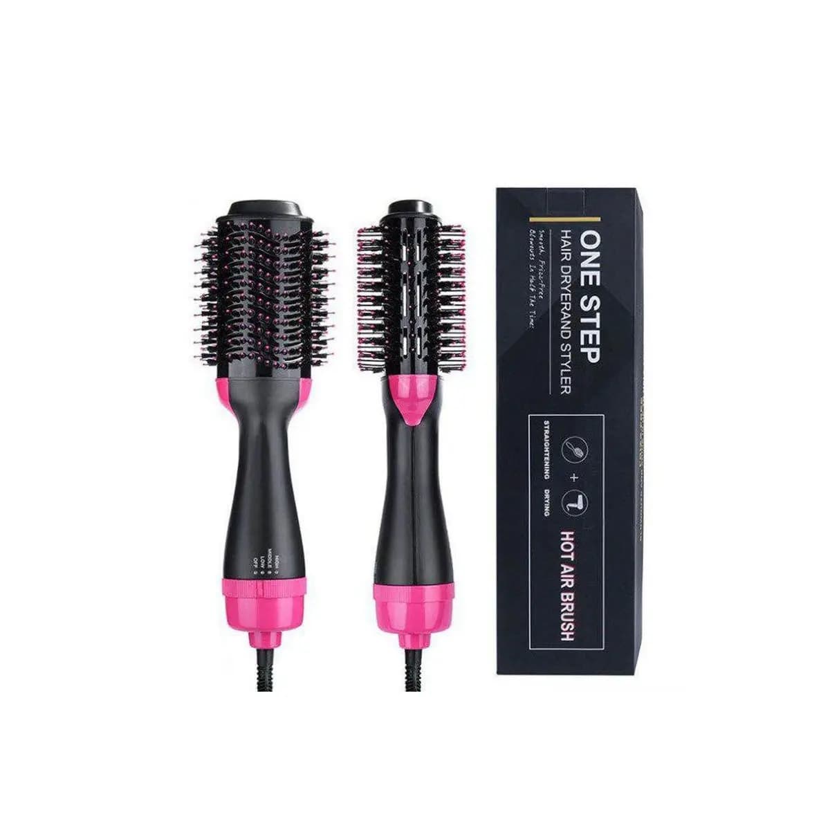 Escova Secadora Alisador Elétrica Quente Cabelo Com 3 Em1 Hair Styler 110V