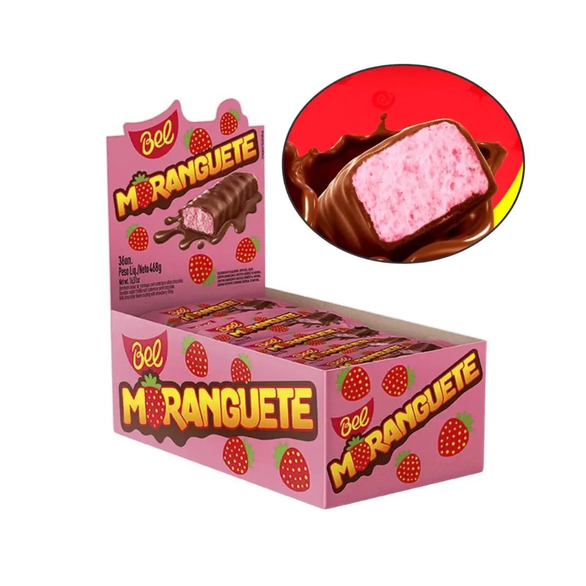 Chocolate Moranguete 468g C/36 Unidades 13g Bel