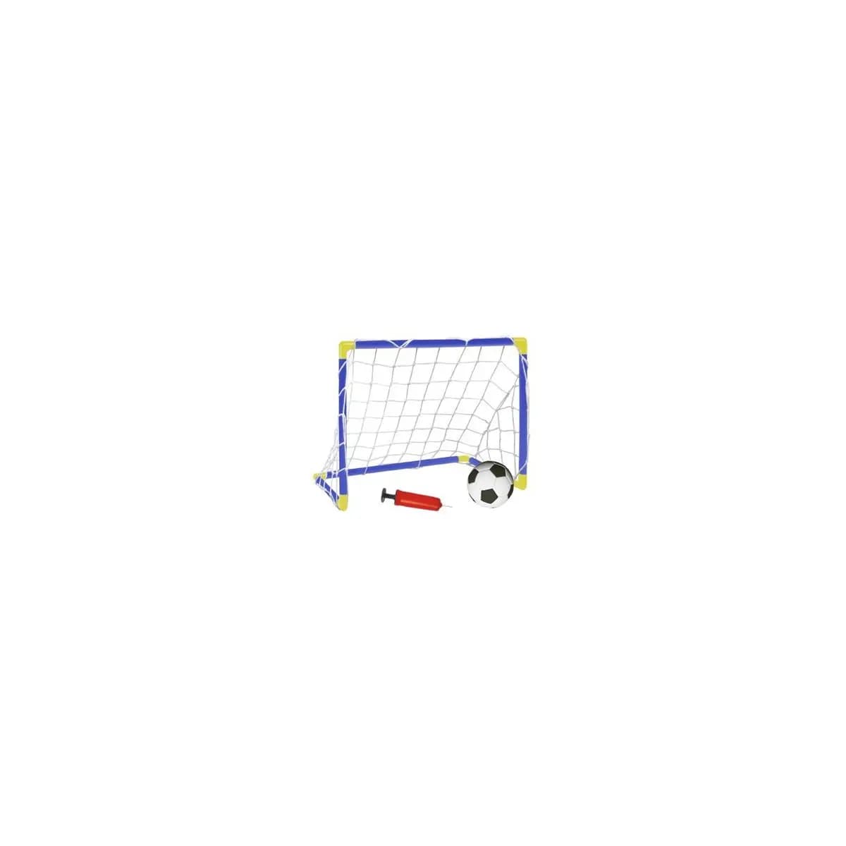 Kit Golzinho Mini Trave Futebol Infantil Gol Brinquedo para Criança Bola e Bomba de Ar