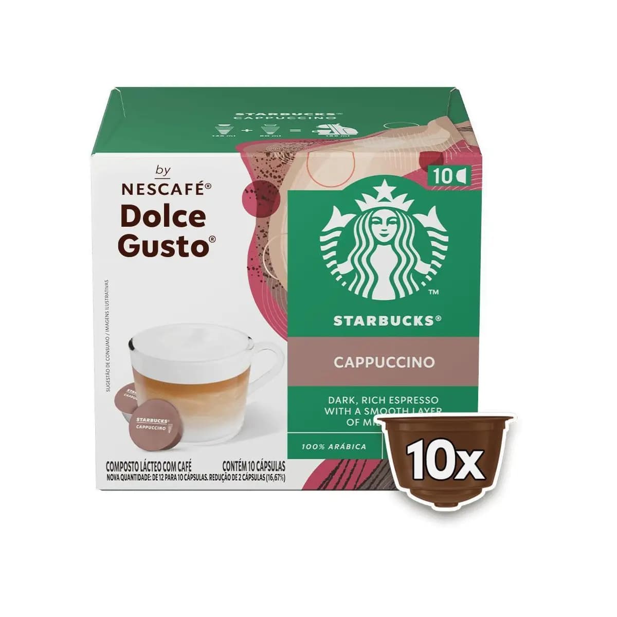 Starbucks Cappuccino by NESCAFÉ Dolce Gusto - 10 Cápsulas
