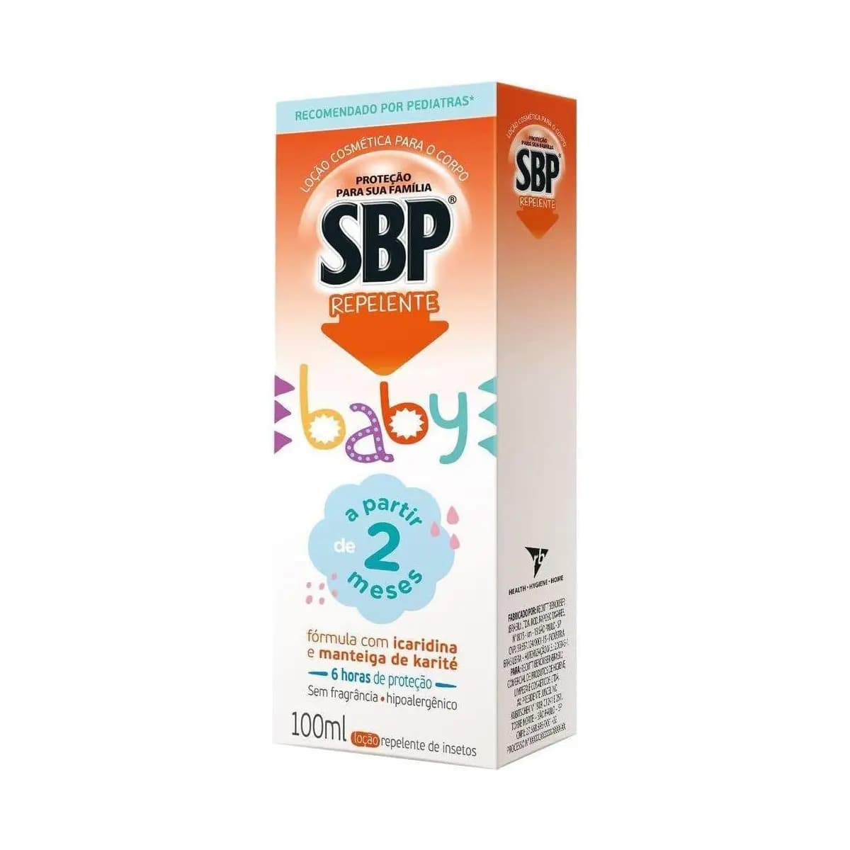 Repelente para Bebê SBP Baby Loção Corporal com Icaridina 100ml