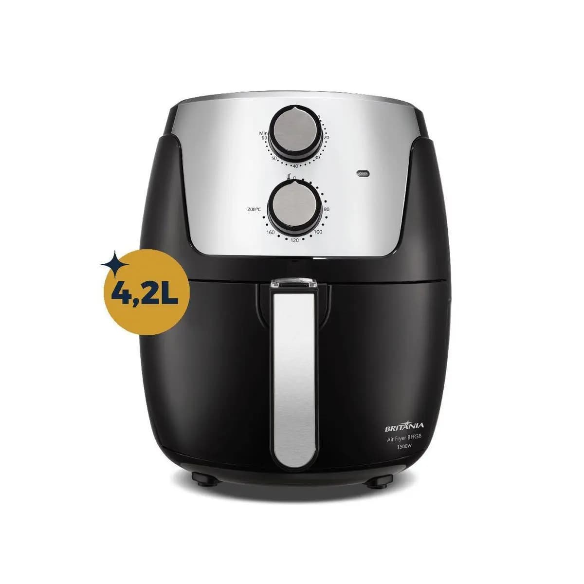 Air Fryer Britânia 4,2L Dura Mais 1500W BFR38