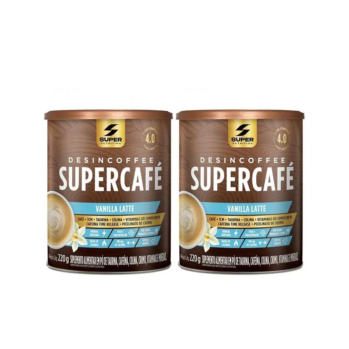 Kit 02 Desincoffee Supercafé Vanilla Latte