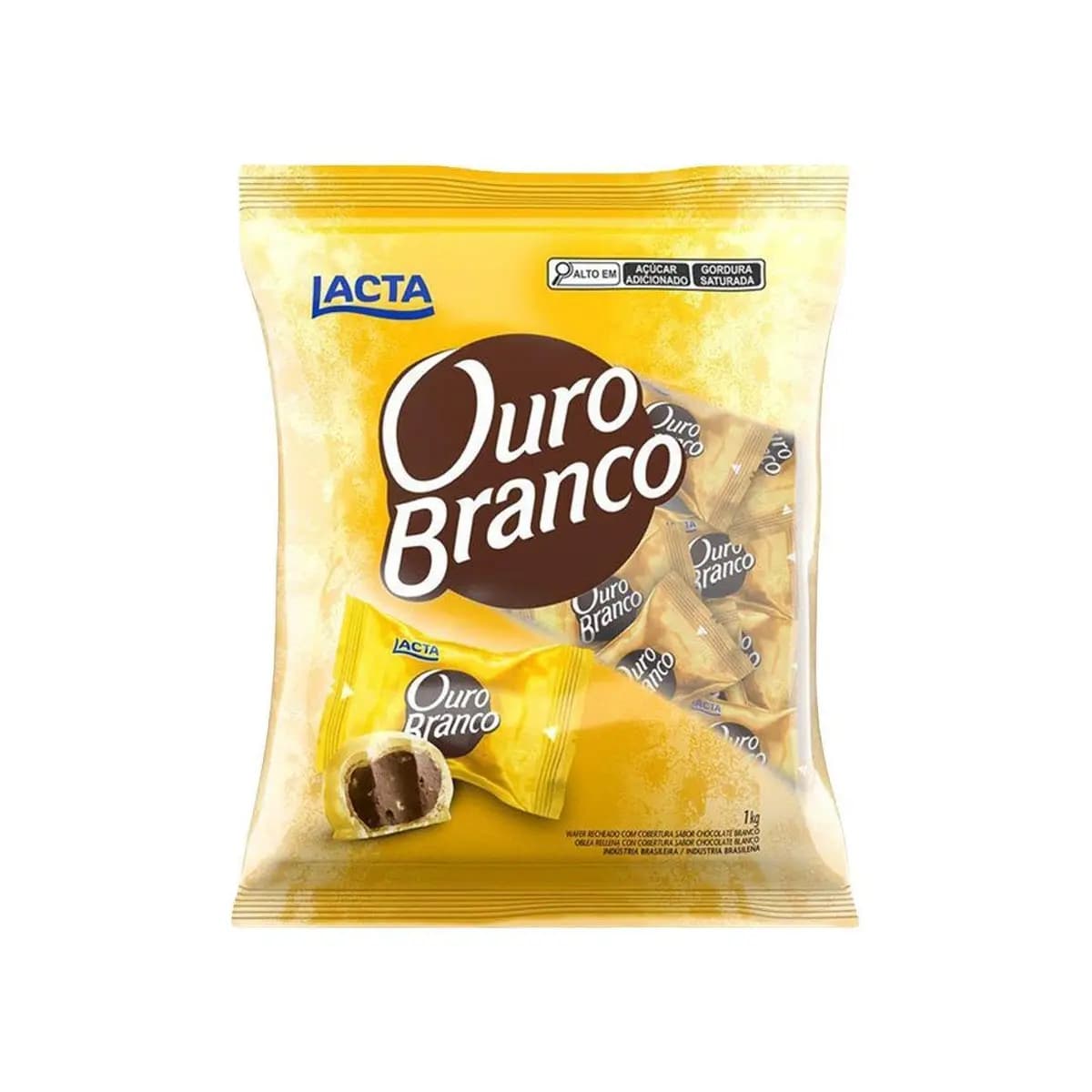 Chocolate Lacta Ouro Branco Pacote 1kg