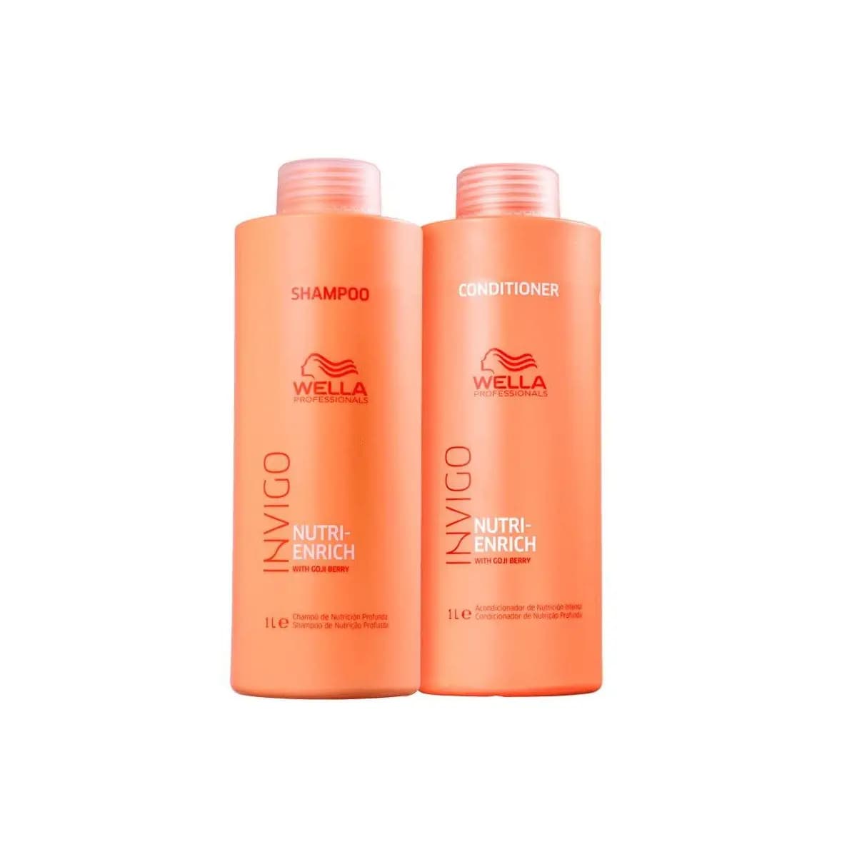 Kit Wella Professionals Invigo Nutri-Enrich Shampoo e Condicionador 1L (2 Produtos)