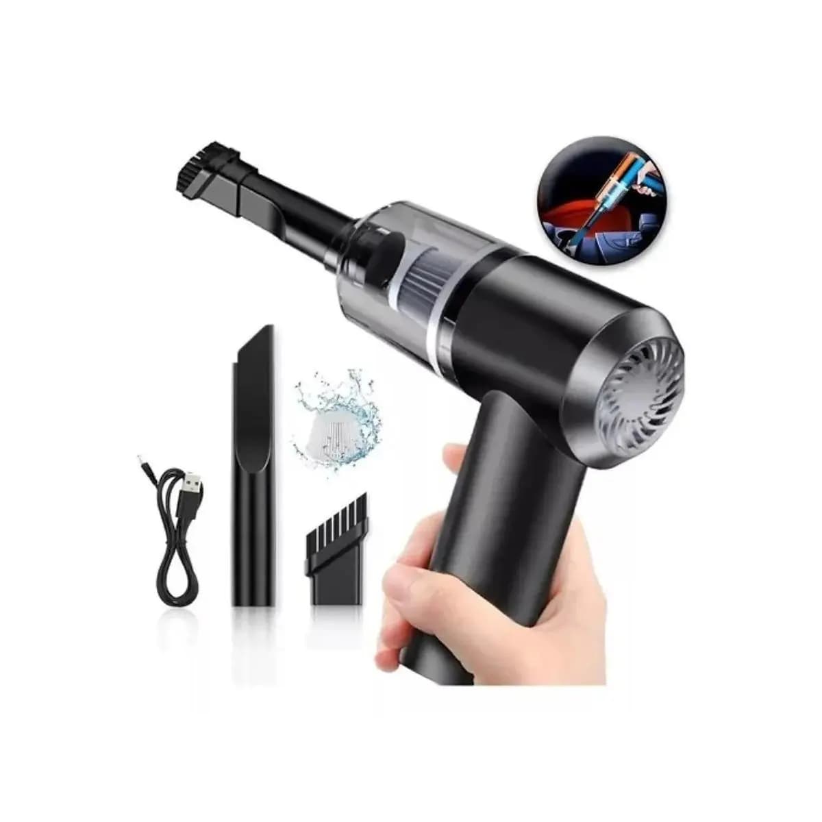 Mini Aspirador De Pó 3 em 1 a Vacuo Usb Portátil Recarregavel -SE8010
