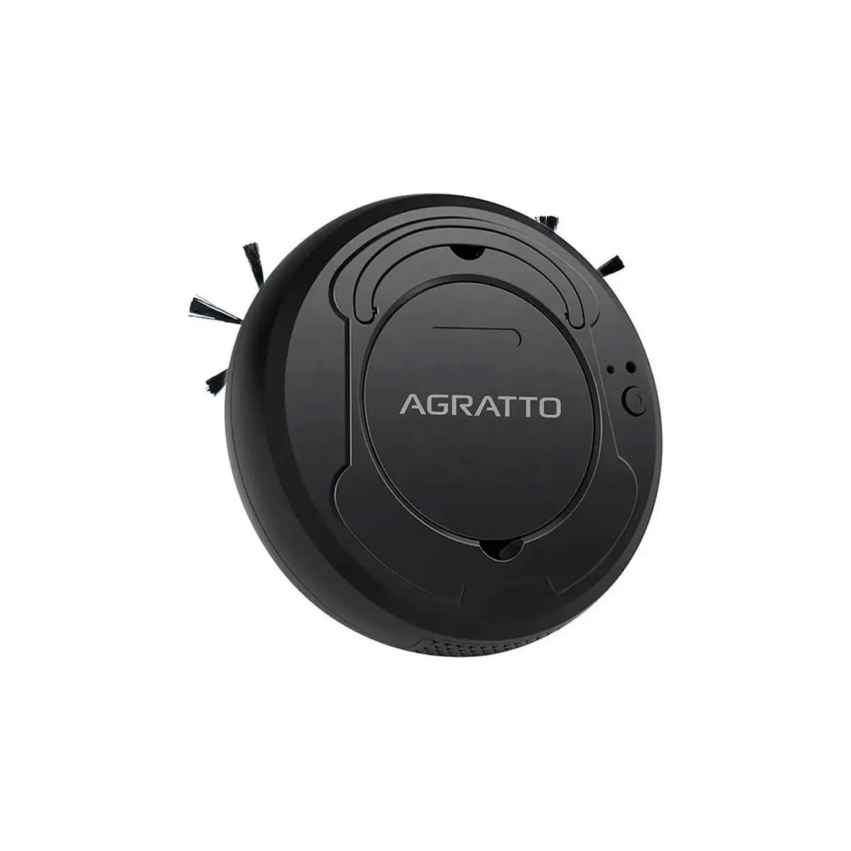 Aspirador De Pó 3 Em 1 Robô Praticci - Agratto Preto Bivolt